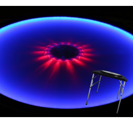 Table lumineuse  pour spectacle à bulles auteur sur pied 71 cm