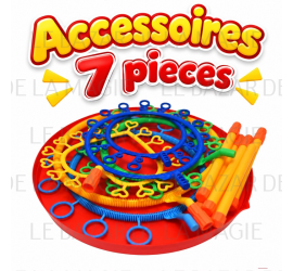 Kit de 7 accessoires pour spectacle de bulles de savon