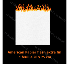 American Papier flash extra fin, 1 feuille 20 x 25 cm