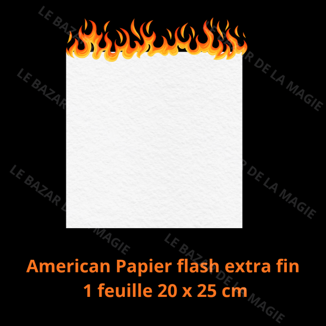 American Papier flash extra fin, 1 feuille 20 x 25 cm